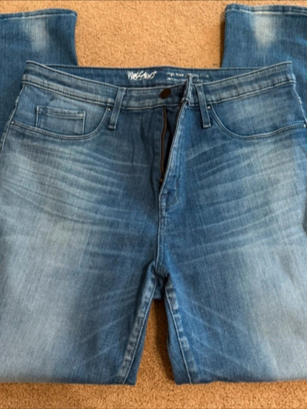 Women's Blue Washed Jeans
